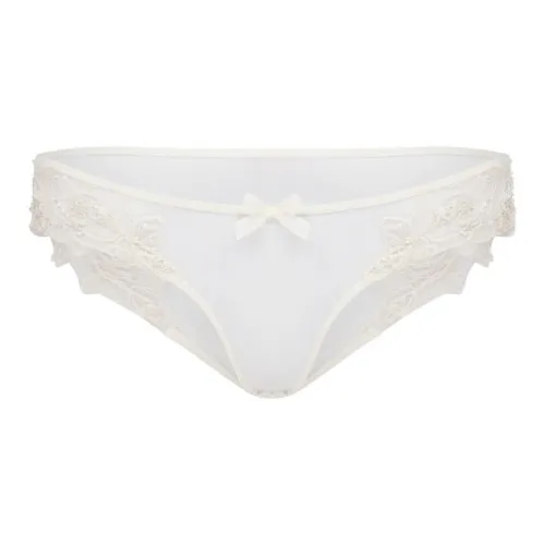 Agent Provocateur Шелковые Стринги с Кружевом Подкладка Женские 1 Пачка Цвет Слоновая Кость