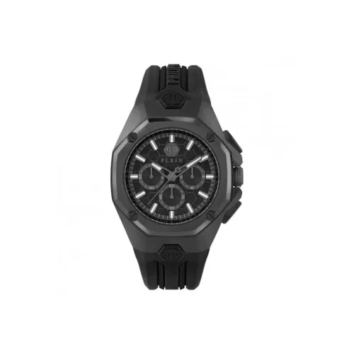 PHILIPP PLEIN Кварцевый механизм Мужские часы 44 мм Черный