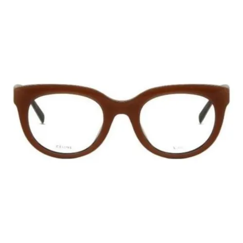 CELINE Ацетат Оправа для очков "Кошачий глаз" Женская Коричневая