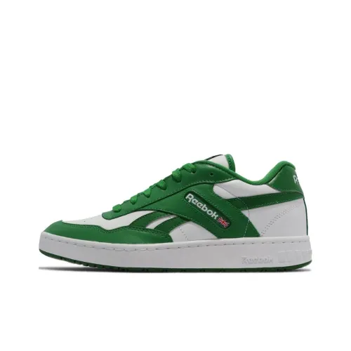 Reebok совместный BB 4000 MU Low Топ Винтажные баскетбольные кроссовки Унисекс Белый Зеленый