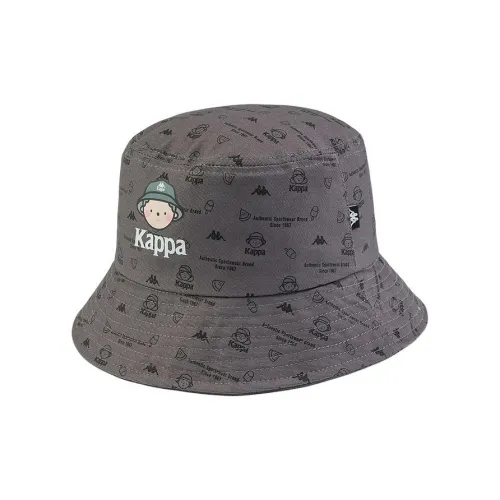KAPPA Cotton Bucket Hats Унисекс Серый