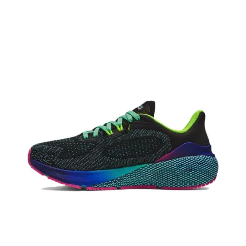 Under Armour HOVR Machina 3 Low Топ Тренировочные Беговые Кроссовки Женские Черный Зеленый
