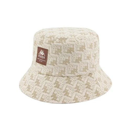 KAPPA Cotton Bucket Hats Унисекс Коричневый Белый