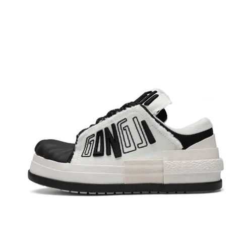 GONGJI Low-Top Canvas Shoes Мужские Черные