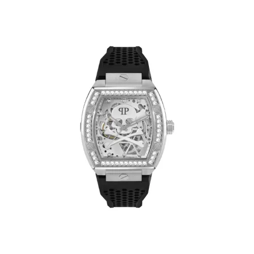 PHILIPP PLEIN Кварцевый механизм Мужские часы 44mm*44mm*14,2mm Белый