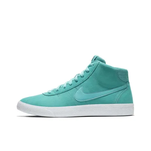 Nike SB Bruin Амортизация Износостойкие Высокие Кроссовки для Скейтбординга Женские Мятно-Зеленые