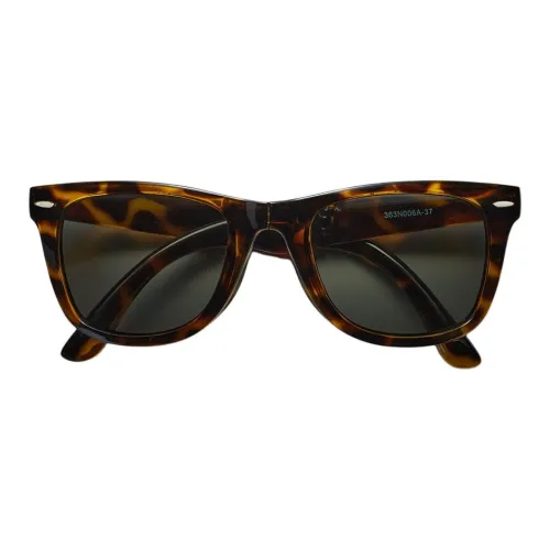 UNIQLO OVAL SUNGLASSES Унисекс Черный Черепаховый