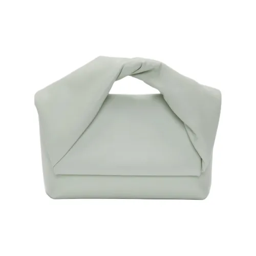 JW Anderson Full с рельефной голенью кожа сумка через плечо большая женская мятно-зеленый