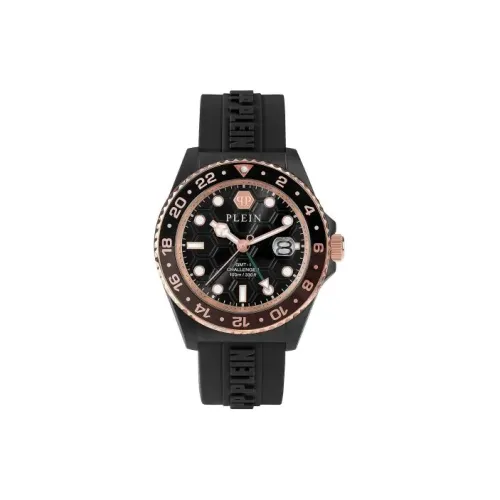 PHILIPP PLEIN Кварцевый механизм Мужские часы 44 мм Черный