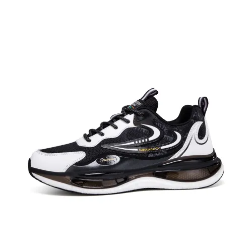 ANDEZHANMUSI Беговые кроссовки Низкий верх Черные Мужские