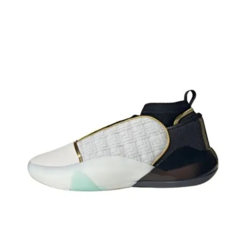 Adidas Harden Vol.7 Баскетбольные кроссовки MID Топ Белый черный Мужской