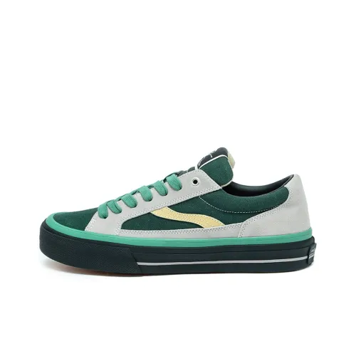 ODDCIRKUS Astley Neon Баланс Устойчивый к истиранию Низ Резистентный Низ Топ Скейтборд Кроссовки Унисекс Серый Зеленый