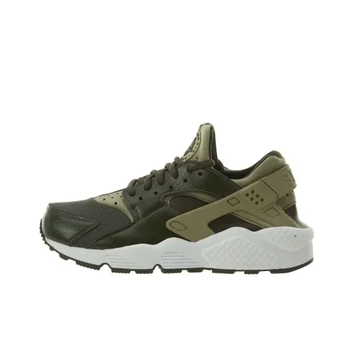 Nike Air Huarache Slip Resistant Abrasion Resistant Легкий Низкий Топ Повседневные Беговые кроссовки Женские Зеленые