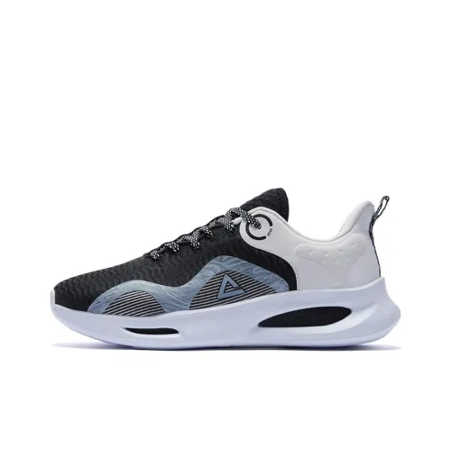 PEAK Амортизация и Дышащий MID Топ Кэжуал Мужской Черный Белый