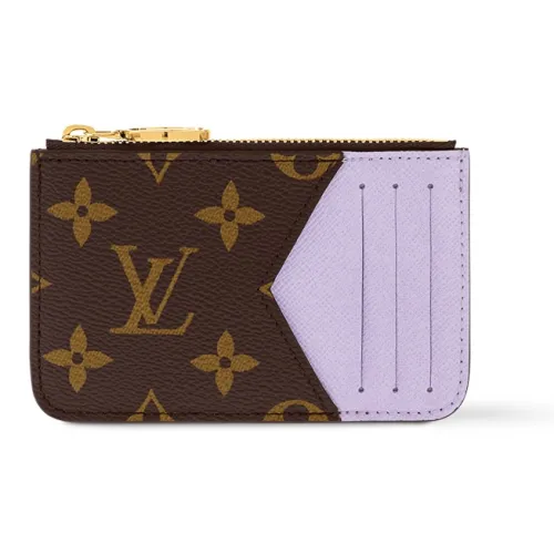 LOUIS VUITTON Монограмма Холст Держатель для карт Женский Лиловый