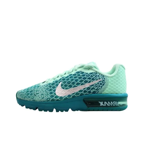 Nike Air Max Sequent Low Топ Повседневная обувь Женская Бирюзовая