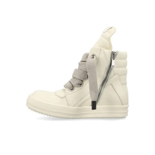 RICK OWENS совместный бренд RO Устойчивые к истиранию высокие кроссовки для скейтбординга Женские Бежевые