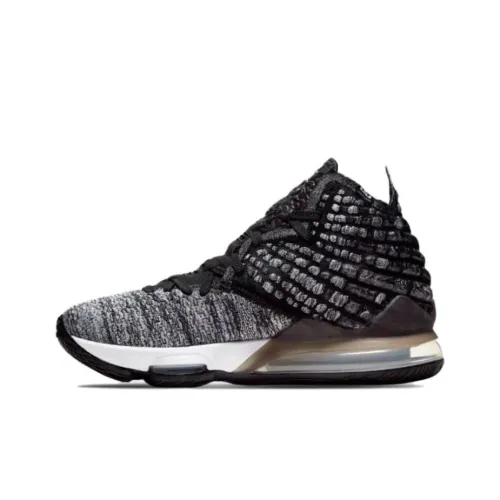 Nike Lebron 17 MID Топ Баскетбольные кроссовки Мужской Темно-серый