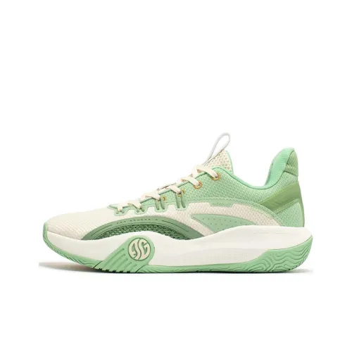 361° Устойчивые к истиранию низкие баскетбольные кроссовки для мужчин зеленые