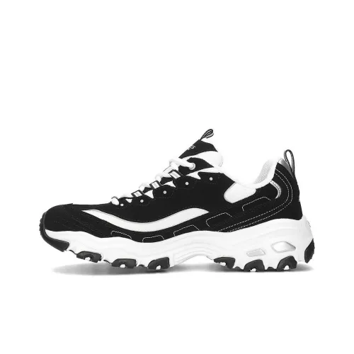 Skechers D'Lites 1,0 Low-Top Мужские Кроссовки с Толстой Подошвой