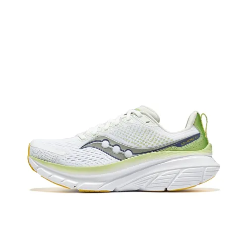 Saucony GUIDE 17 Поддержка Низкий Топ Беговые кроссовки Женские Белый Зеленый