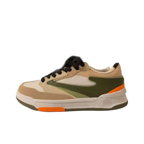 Erke Matchless New Year's Edition Термический Slip-Resistant Низкий Топ Скейтборд Кроссовки Мужские Зеленые