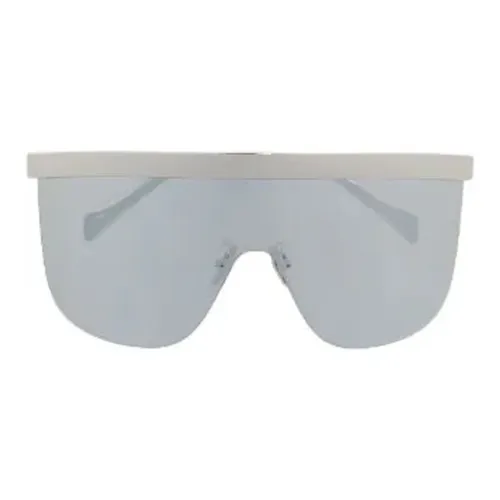 CELINE Металл Квадратные Солнцезащитные очки Женские Белые