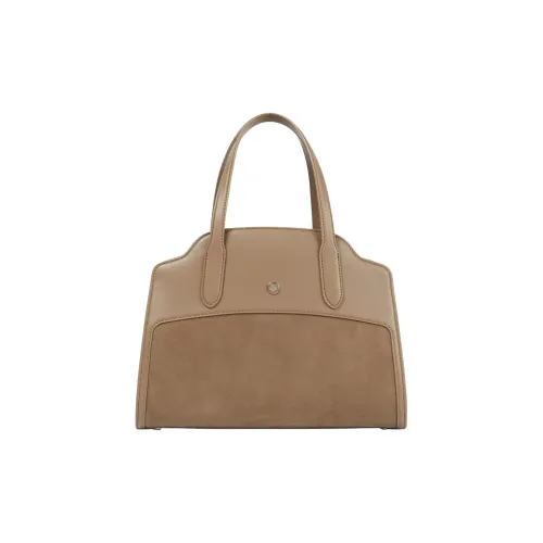 Loro Piana Sesia Замша Кожа Сумка Средний Женский Тауповый