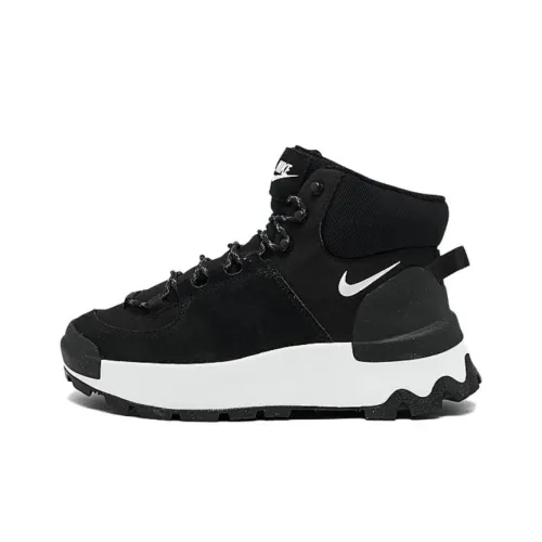 Nike City Classic MID Топ Кэжуал Женский Черный Белый