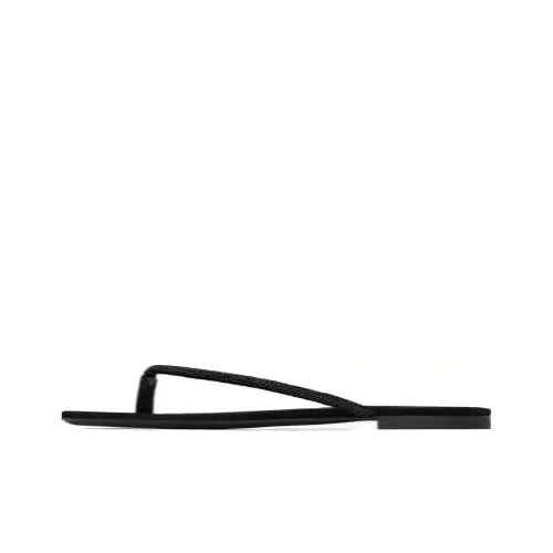 SAINT LAURENT Резиновая подошва Шлепанцы Женские Черный