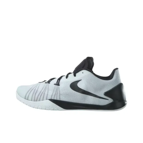 Nike Hyperchase Поддержка Баланс Легкий Низкий Топ Баскетбольные Кроссовки Унисекс Белый Черный