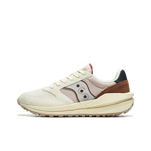 Saucony JAZZ RENEW Jazz Беговые кроссовки Низкие Топ Бежевый Коричневый Унисекс