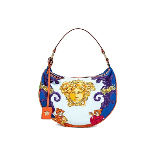 VERSACE Medusa Полиамид с кожаными вставками Сумка Женская Многоцветная