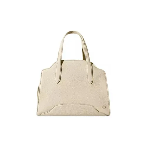 Loro Piana Sesia Кожа Сумка-тоут Средняя Женская Бежевая