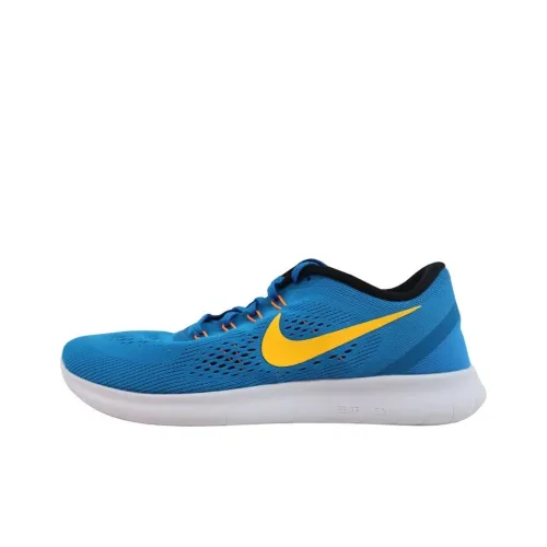 Nike Free RN Balance Impact Resistant Легкий Низкий Топ Casual Унисекс Синий