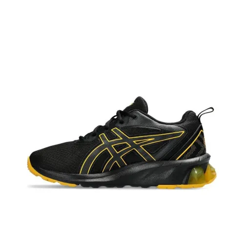 Asics Gel Quantum 90 4 Износостойкие Дышащие Низкие Кроссовки для Бега Унисекс Черные