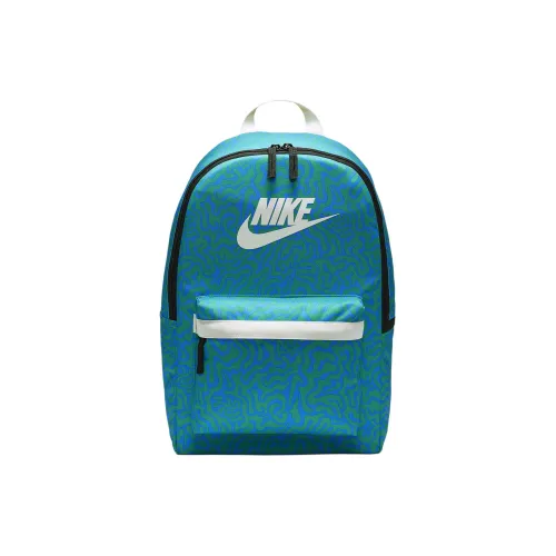 nike Heritage Ткань Рюкзак Обычный Унисекс Прозрачный Прозрачный синий Стадионный зеленый Кокосовое молоко