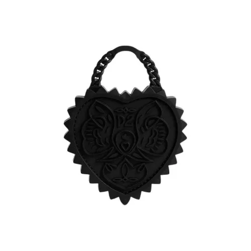 DSQUARED 2 Пластиковая Сердцеобразная Сумка Женская Черная