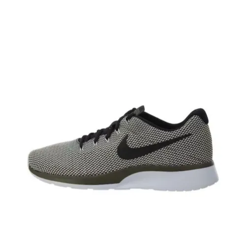Nike Tanjun Slip-resistant Abrasion-resistant Low Top Беговые кроссовки Унисекс Серый