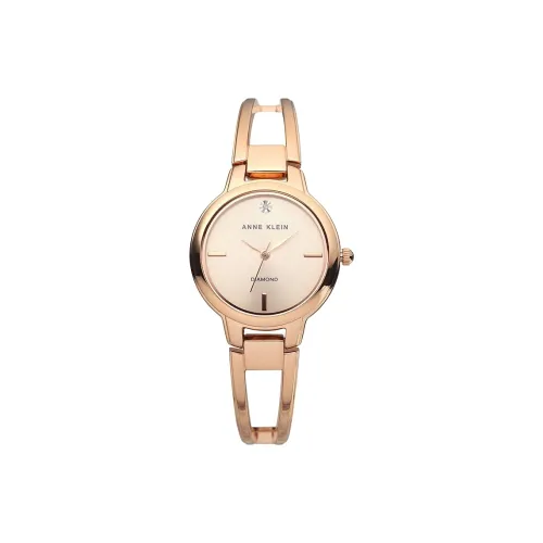 ANNE KLEIN Кварцевый механизм Женские часы Fiorever Collection 39mm*39mm*7mm Розово-золотой