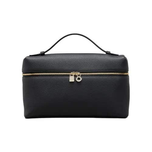 Loro Piana ExtraPocket Кожа Сумка Сумка через плечо Сумка через плечо Женская Черная