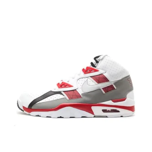 Nike Air Trainer SC Амортизация Износостойкие Низкие Кроссовки для тренировок Унисекс Красный Белый