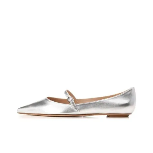 Stuart Weitzman SW Повседневная обувь Женская Серебряная