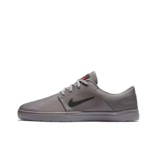 nike SB Portmore ULTRALIGHT Термозащита Противоскользящие Низкие Кроссовки для скейтбординга Унисекс Серый