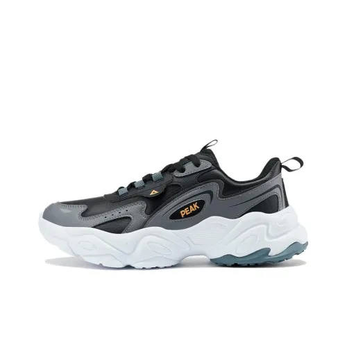 PEAK Шокабассиваторы Slip-Resistant Низкие Кроссовки для Бега Мужские Paloma Серый Черный