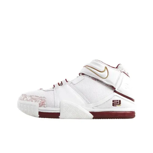 Nike Lebron 2 Поддержка Баланс Легкий MID Топ Баскетбольные кроссовки Унисекс Белый Красный