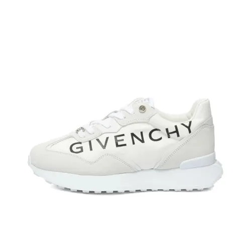 Givenchy GIV Runner Устойчивый к истиранию Низкий Топ Спортивная Повседневная Обувь Мужская Белая