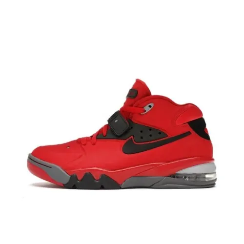 Nike Air FORCE Ma Амортизация Износостойкий MID Топ Баскетбольные кроссовки Унисекс Красный черный