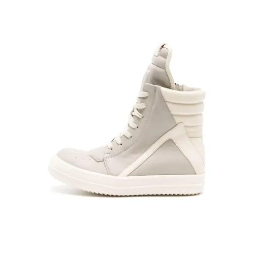 RICK OWENS Скейтборд Кроссовки Высокие Серые Женские