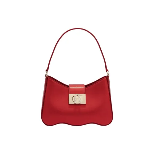 Furla 1927 Collection Телячья кожа Плечевая сумка Сумка Сумка через плечо Женская Венеция Красный